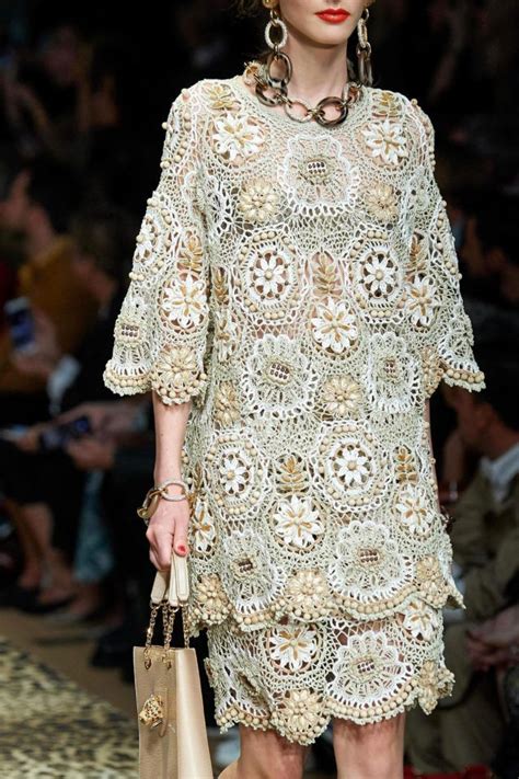 Dolce And Gabbana Crochetdressoutfits Knitwear Fashion Knit Fashion