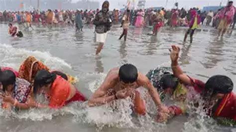 Over 20 Lakh Devotees Take Holy Dip On Makar Sankranti