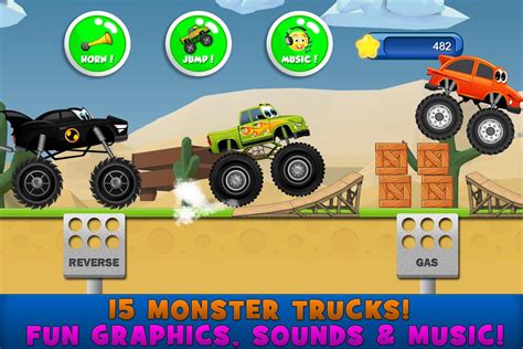 Monster Trucks Game For Kids For Android Apk Download