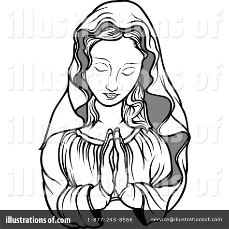 Virgin Mary Clip Art Image