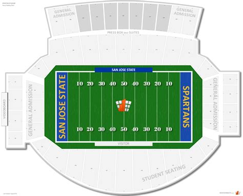 San Jose State Spartan Stadium Seating Chart Online Shopping