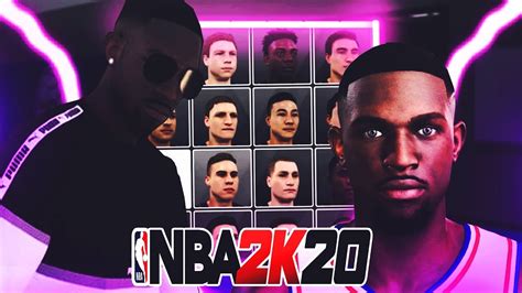 💜the Cleanest Myplayer Face Creation In Nba 2k20 Best Haircut And Facial