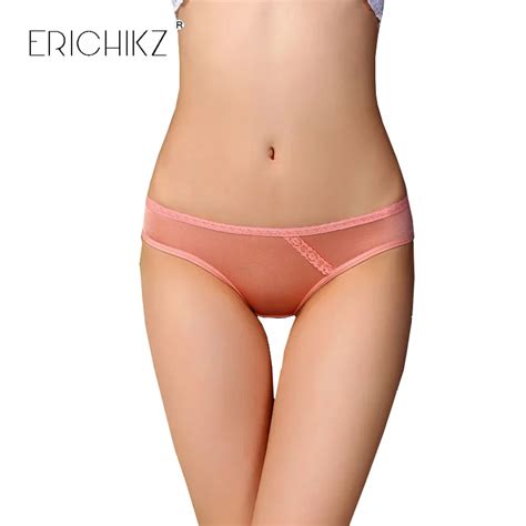 Erichikz New Women Invisible Panties Spandex Seamless Crotch One Piece Of Ice Silk Without Trace