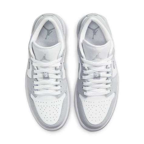 Preview Air Jordan 1 Low White Grey Le Site De La Sneaker