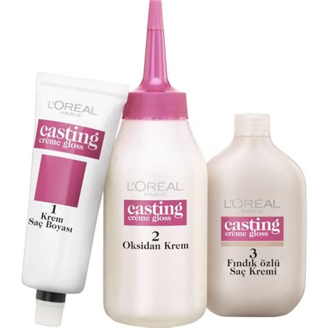 A termék összetétele 28 hajmosáson keresztül biztosítja a folyamatos színt. L'Oréal Paris Casting Crème Gloss Saç Boyası 680 Bronz ...
