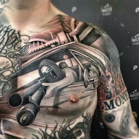 Many gangsters get inked all over the front of many gangsters get word tattoos with patterns drawn around in cool and colorful designs. Gangster art Tattoos