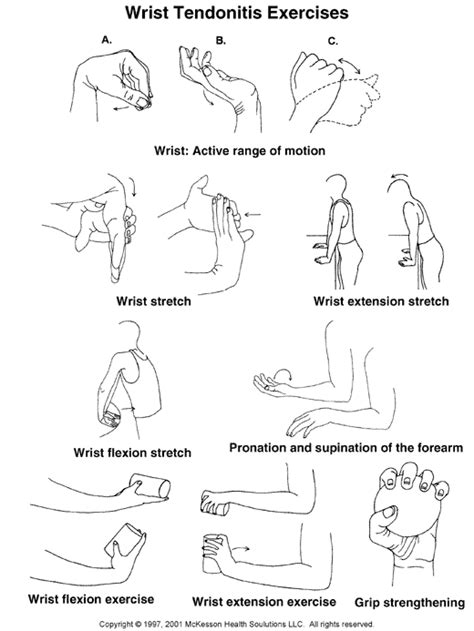 Wrist Tendonitis Exercises