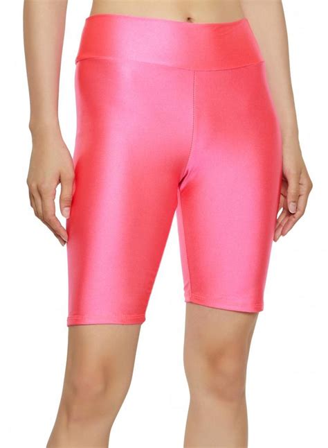 Spandex Bike Shorts 0060074010070 Pink Size M