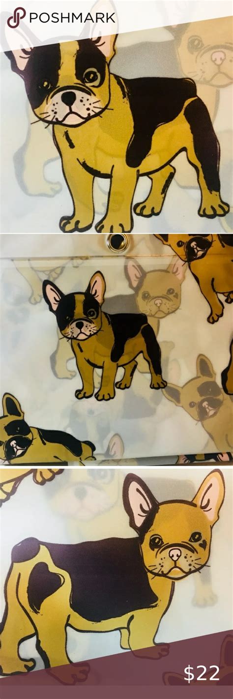 Metallic Gold Bulldogs Peva Shower Curtain Puppies This Is A Brand New