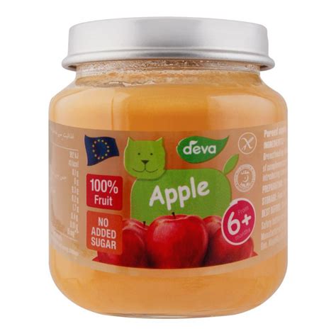 Buy Deva Baby Food Apple 6m No Added Sugar 125g Online At Best