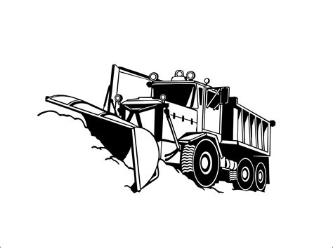 Snow Plow Snow Truck Operator Heavy Construction Equipment Etsy
