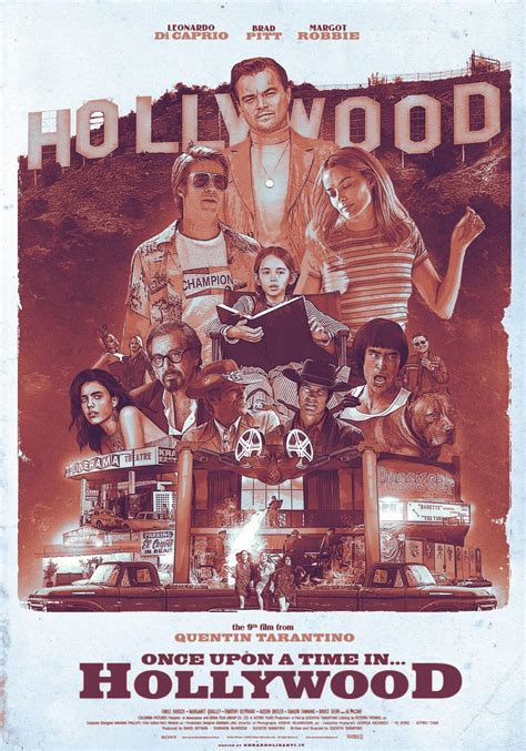 once upon a time in hollywood 2019 [1500 x 2143] hollywood poster art best movie posters