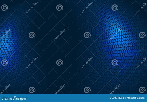 Abstract Blue 3d Rounded Polygon Background Basic Rgb Stock Vector