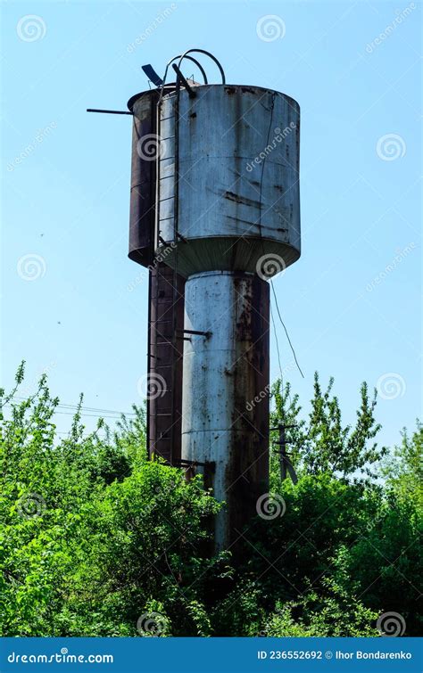 Old Rustic Water Towers Stock Photo Image Of Metal 236552692