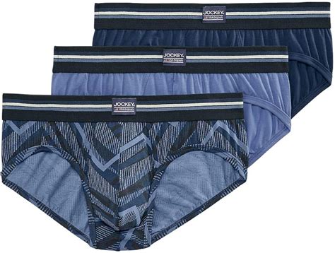 Jockey Mens Underwear Usa Originals Cotton Stretch Brief 3 Pack At Amazon Mens Clothing Store