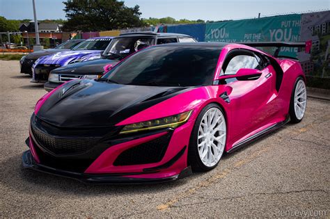 Pink Wrap On Nc1 Acura Nsx At North Suburbs Cars And Coffee