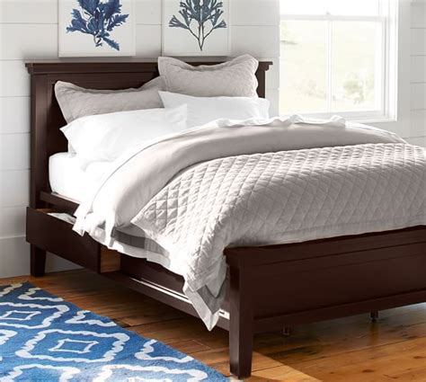 Head over to the blog to get the details on. Farmhouse Storage Bed | Pottery Barn