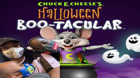 Chuck E Cheese Halloween Boo Tacular With The Kids Youtube