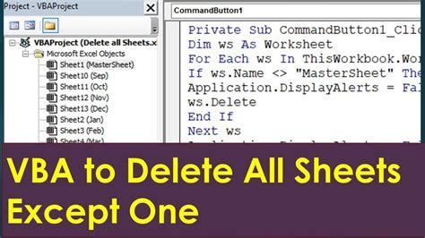 Excel Vba Delete Multiple Worksheets Based On Name Math Worksheets