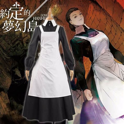 Costumes The Promised Neverland Isabella Krone Cosplay Costume Dress