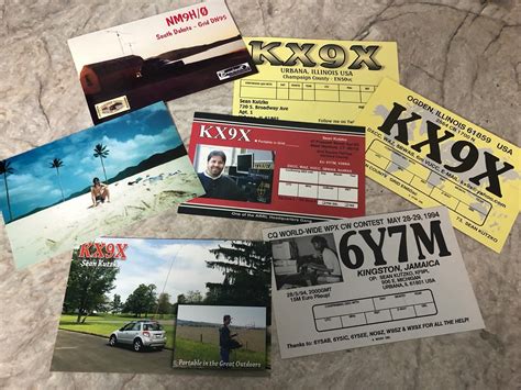 Illustrated Ham Radio Qsl Cards Were Email Before Email 51 Off