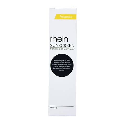 This sunscreen has broad spectrum protection from the sun's uva and uvb rays. Jual Rhein Sunscreen For Normal To Oily Skin 30gr - Gogobli