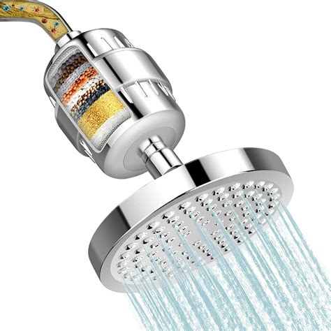 Feelso Shower Head And 15 Stage Shower Filter High Output Hard Water