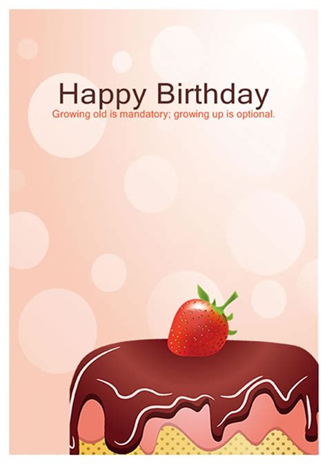 Happy Birthday Wishes Template Free Download Printable Templates Free