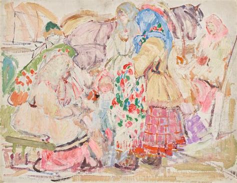 Leon Schulman Gaspard 1882 1964 Peasant Group Russia In 2020 Russian Painting Painting