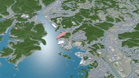 Sasebo City Nagasaki Japan Km D Model In Buildings Dexport