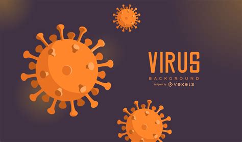 Coronavirus Cell Background Vector Download