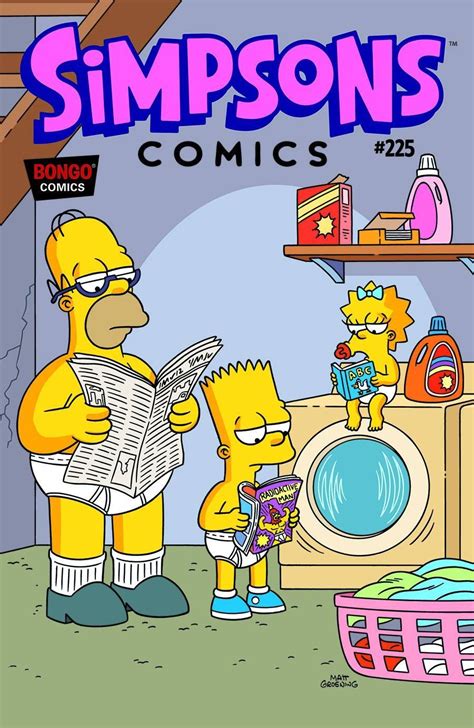 Simpsons Comics 1993 Issue 225 Camera Da Amante Dei Videogiochi Cartoni Animati Set Di Icone