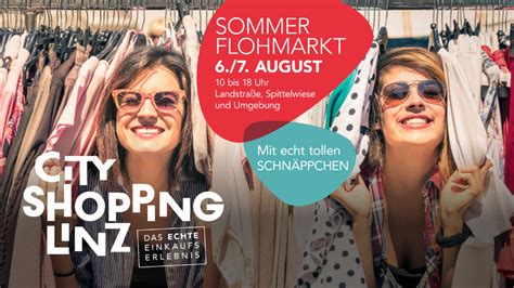 Atrium City Center Shopping Im Herzen Von Linz Bis August Sommer Flohmarkt In Der