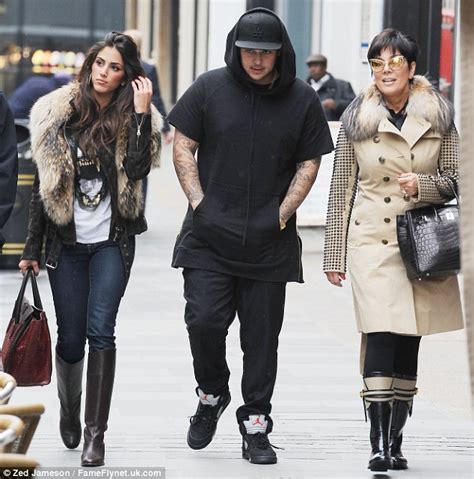 rob kardashian and naza jafarian enjoy a day of shopping and sightseeing in london and kris