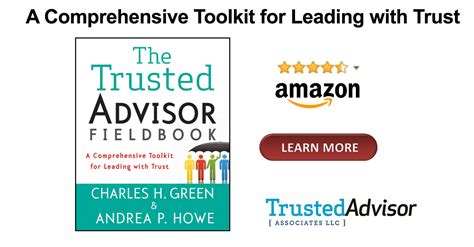 The Trusted Advisor Fieldbook Trusted Advisor Associates Training