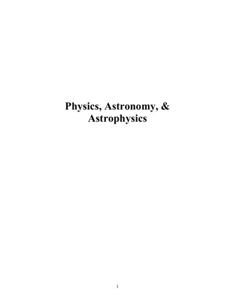 Chapters 1 8 Department Of Physics And Astronomy