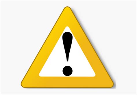 Warning Yellow Clip Art Yellow Triangle With Exclamation Point Car