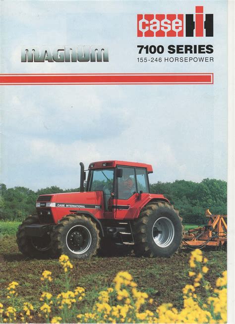 Caseih 7100 Series Magnum Tractor Sales Brochure 1992 Sps Parts