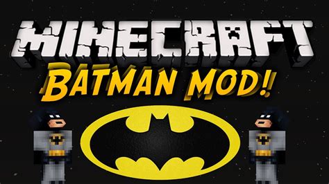 Minecraft Mod Showcase Batman Mod Become Batman Youtube