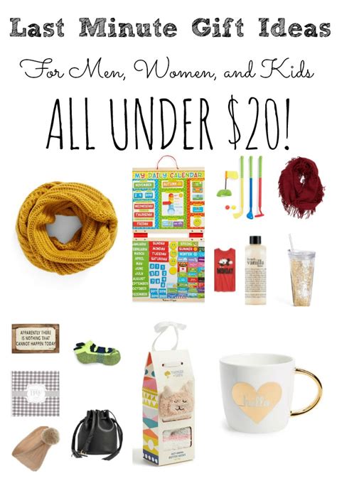 Check spelling or type a new query. Last Minute Gift Ideas Under $20 For Men, Women, and Kids ...