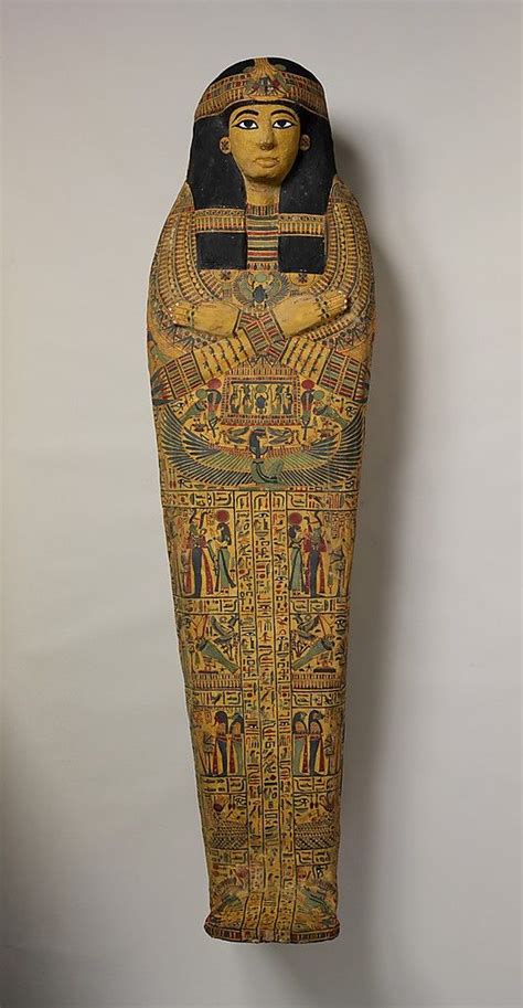 Inner Coffin Of The Singer Of Amun Anresenmes Egypt Mummy Ancient