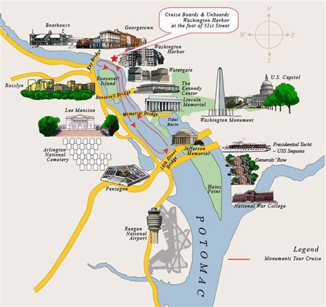 Tourist Map Of Washington Dc London Top Attractions Map