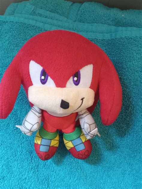 Mavin Sonic Boom 6 Big Head Knuckles Plush Tomy Sonic The Hedgehog