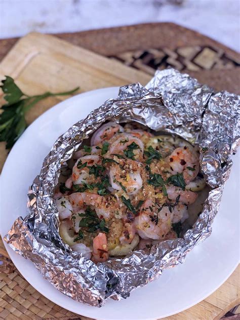 Cook 3 to 5 minutes, until cooked through. Shrimp Scampi Foil Packets (Oven or Grill) | Diabetic Diet