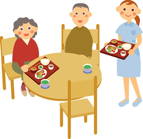 Meal Served At The Retirement Home Clipart Free Download Transparent