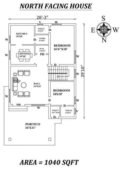 North Facing House Plans With Vastu 2023 Arch Articulate