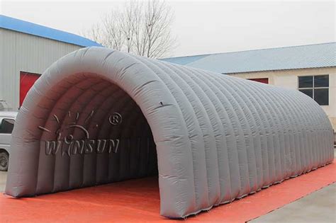 3 Layer Pvc Inflatable Tunnel Tent Fire Retardant Big Inflatable Tent