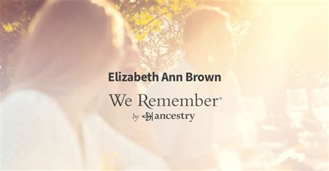 Elizabeth Ann Brown 1948 2019 Obituary