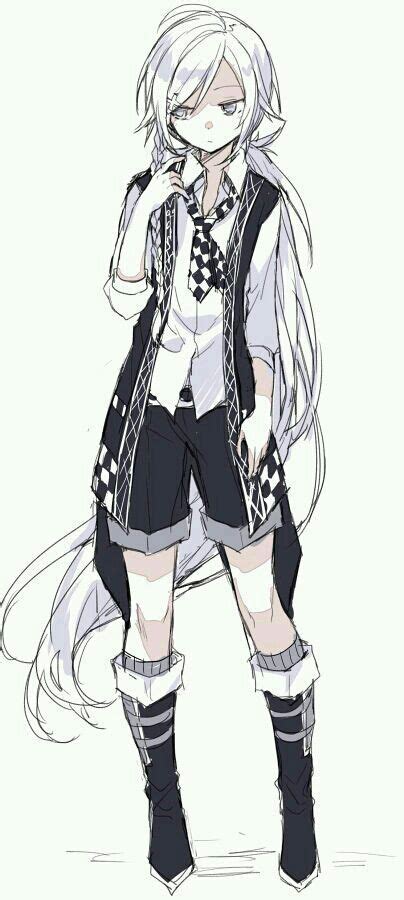 Image result for anime boy long white hair | Anime boy ...