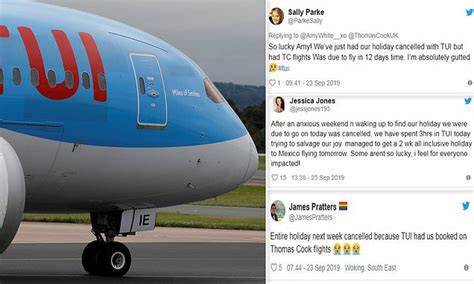 now tui and first choice customers entire holidays are cancelled due to thomas cook collapse